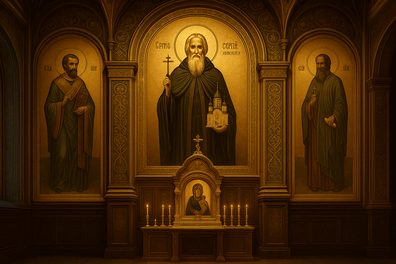 Интерьер Троице-Сергиевой лавры