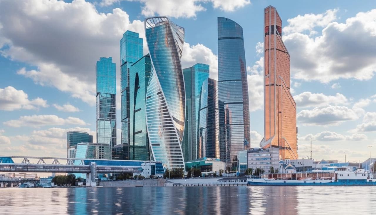 Москва-Сити Небоскрёбы Москва-Сити