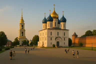 Соборная площадь Коломны